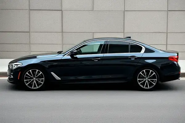 BMW 5 Series with ceramic tint installed