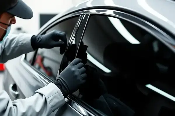 Ceramic window tint installation process